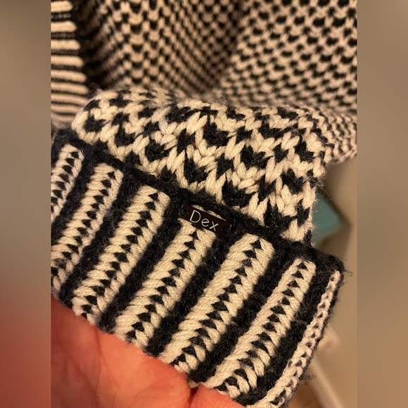 Dex knit open chunky cardigan - Picture 8 of 13